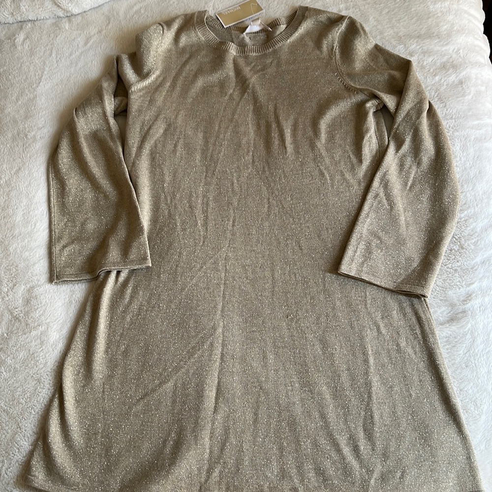 Michael Kohl’s Oatmeal Heather Holiday Dress